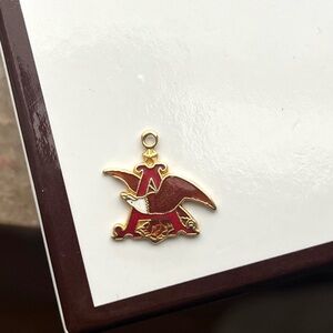 Enamel Anheuser-Busch pendant